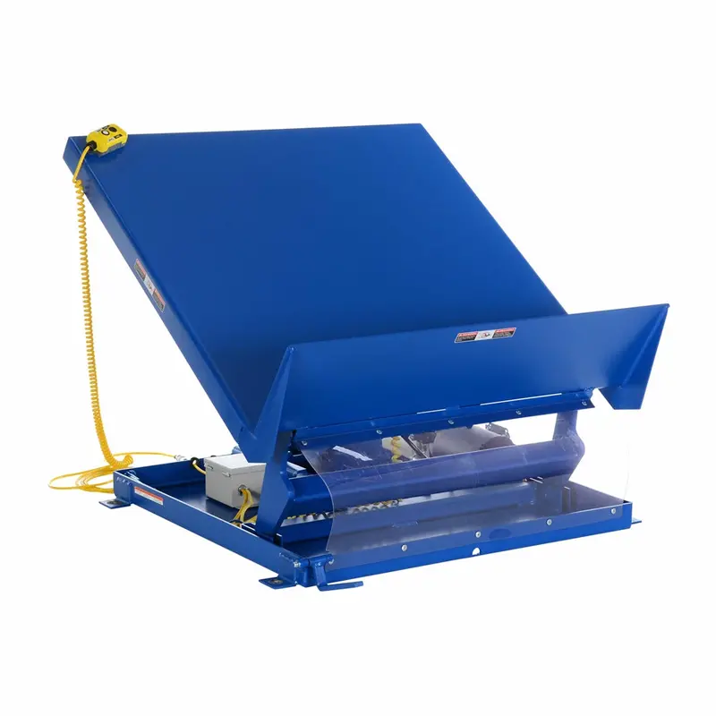 Vestil Uni-4848-4 Blue Scissor Lift Table – 48" X 48", 4,000-Lb Capacity 1