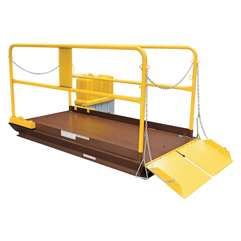 Vestil Wl-100-8-810 Heavy-Duty Scissor Dock Lift – 8,000 Lb Capacity, 8 Ft X 10 Ft Platform 1