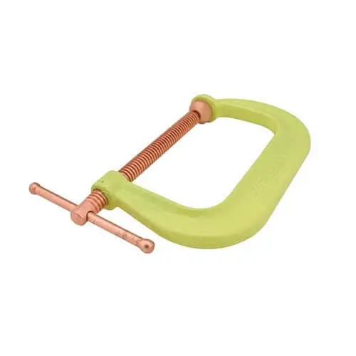 Wilton Spark-Duty Hi-Vis Drop C-Clamp – 0–8" Capacity, Impact-Resistant Design 1